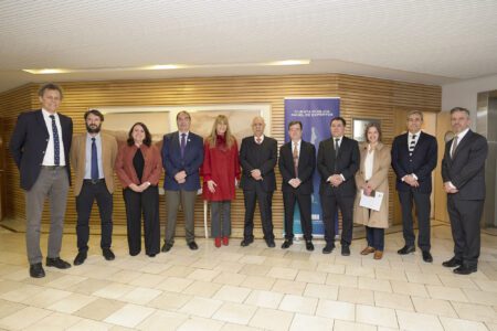 Autoridades e invitados en la fotografía oficial de la Cuenta Pública 2025